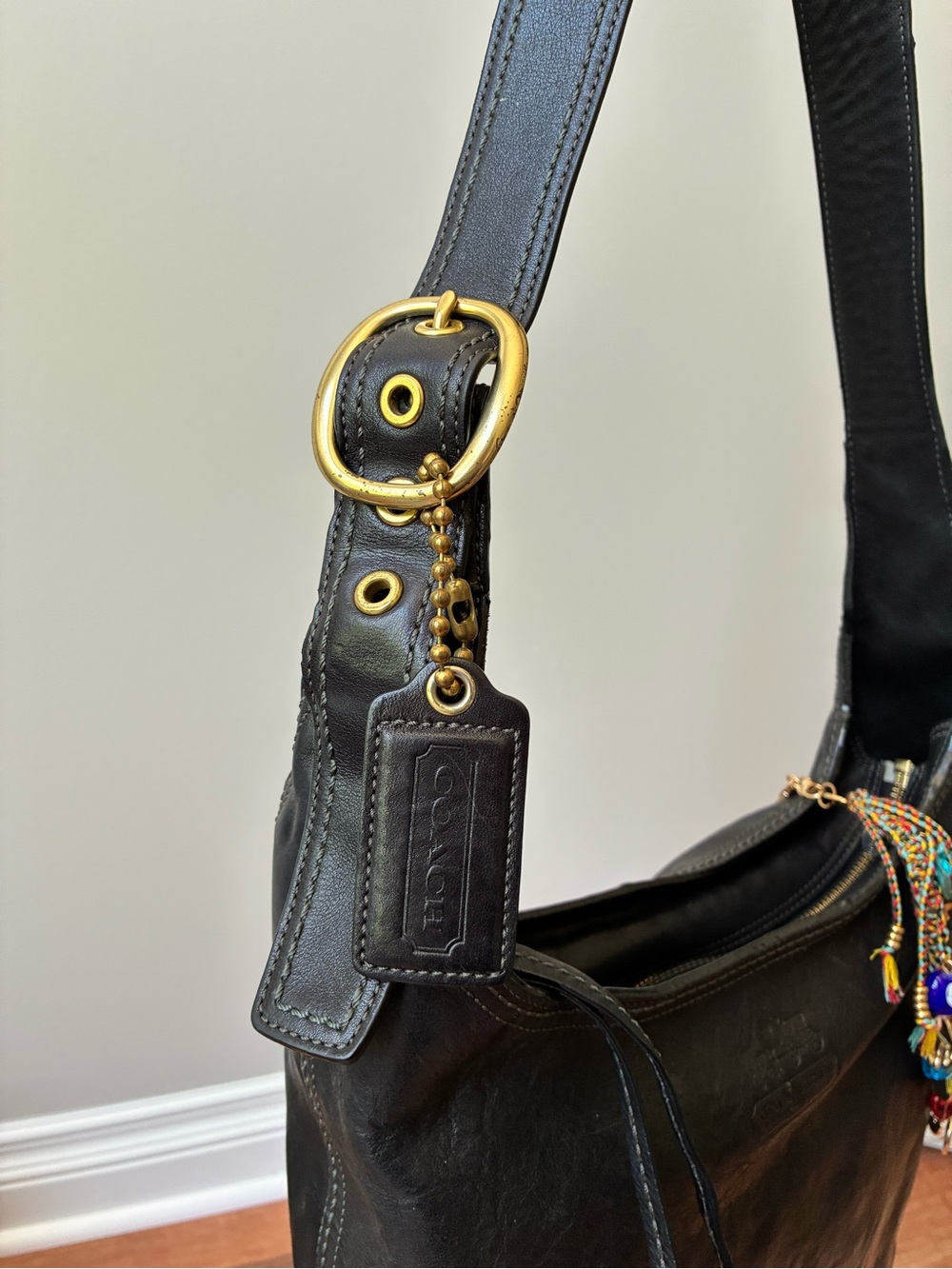 Coach Bleecker Sophie Leather Hobo Bag, Tattersall, Y… - Gem